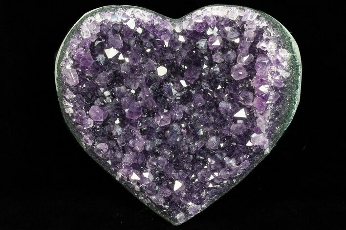 Amethyst Crystal Heart - Uruguay #76816